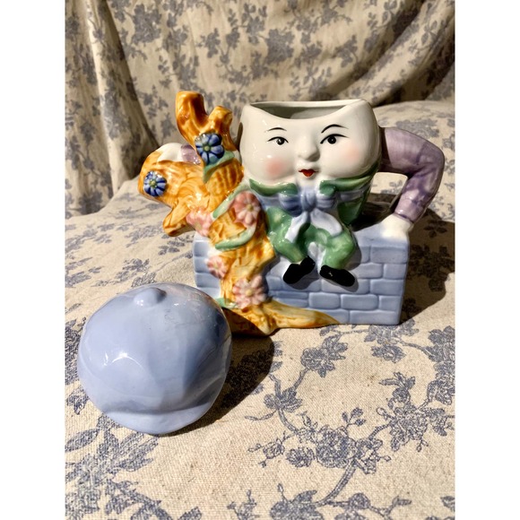 VTG Feitx Humpty Dumpty Ceramic Decorative Teapot - Picture 6 of 10
